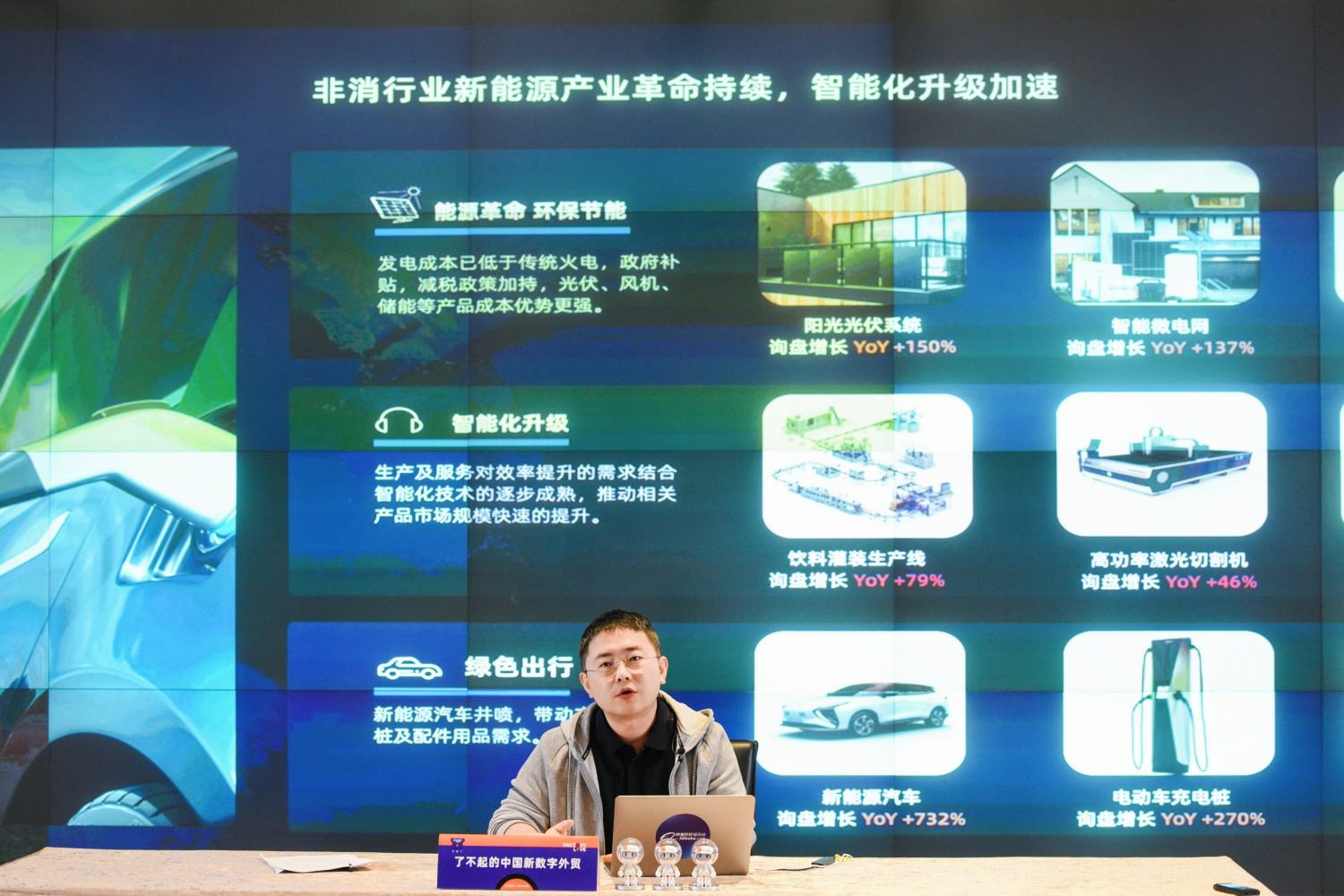 Alibaba.com總裁張闊在3月新貿節溝通會分享。
